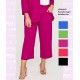 Pantalon Capri Bolsillos Liso