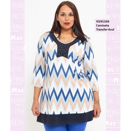 Camiseta Transfer Azul