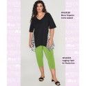 Legging Capri De Punto Liso