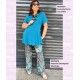 Camiseta Punto Evase Blue