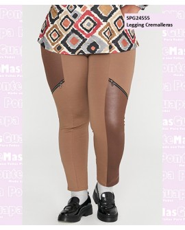 Legging Cremalleras