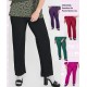 Pantalon De Punto Recto Liso