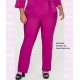 Pantalon De Punto Recto Liso