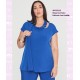 Blusa De Punto Panuelo Con Hebilla