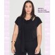 Blusa De Punto Panuelo Con Hebilla