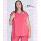 Blusa De Punto Panuelo Con Hebilla