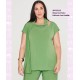 Blusa De Punto Panuelo Con Hebilla