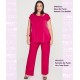 Blusa De Punto Panuelo Con Hebilla