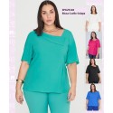 Blusa Cuello Solapa