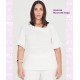 Blusa Cuello Solapa