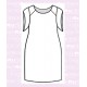 Vestido Manga Tulipan Combinado Negro
