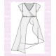 Vestido Midi Gasa Estampada Kiwi