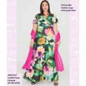 Vestido Largo Estampado Kiwi