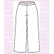 Pantalon De Punto Liso Corte Recto