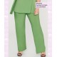 Pantalon De Punto Liso Corte Recto