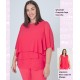 Conjunto Chaqueta Capa Gasa y Blusa Sin Mangas