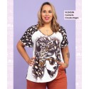 Camiseta Circulos Negro