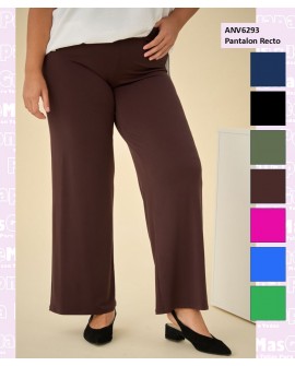 Pantalon Punto Recto Liso