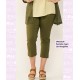 Pantalon Capri Liso Bengalina