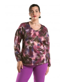 Camiseta De Punto Brillo