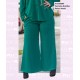 Pantalon Bolsillos Palazo Verde
