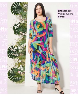 Vestido Amaya Boreal