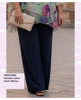 Pantalon Solton Ancho Marino