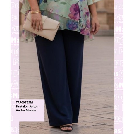 Pantalon Solton Ancho Marino
