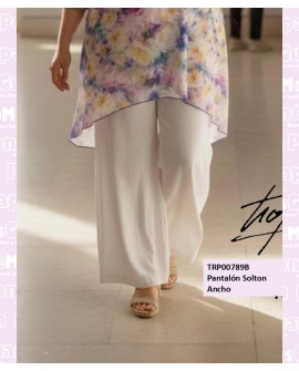 Pantalon Solton Ancho Blanco