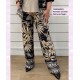 Pantalon Cenefas Palmeras Negro