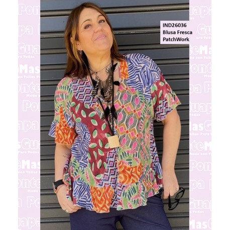 Blusa Fresca PatchWork