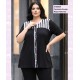 Camiseta Encaje Rayas Botones