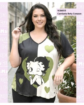 Camiseta Bety Corazon