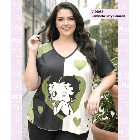 Camiseta Bety Corazon