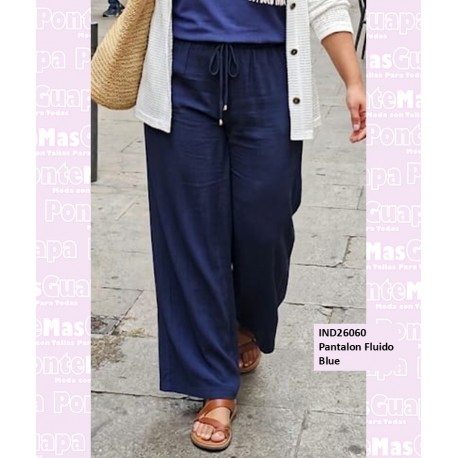 Pantalon Fluido Blue