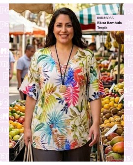 Blusa Bambula Tropic