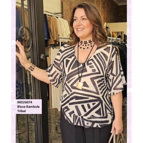 Blusa Bambula Tribal