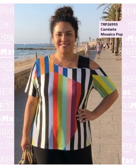 Camiseta Mosaico Pop