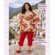 Pantalon Capri Pique