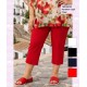 Pantalon Capri Pique