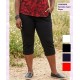 Pantalon Capri Pique