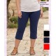 Pantalon Capri Pique