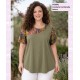 Camiseta Combinada Selene