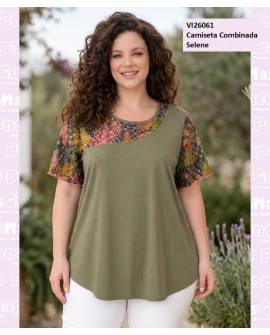 Camiseta Combinada Selene