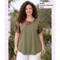 Camiseta Combinada Selene
