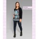 Tunica Escote Doble