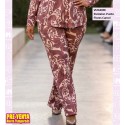 Pantalon Punto Flores Camel