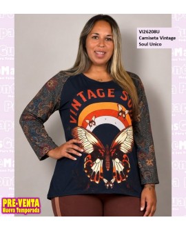 Camiseta Vintage Soul Unico