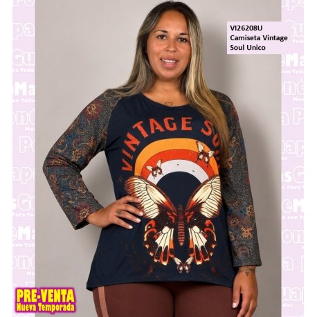 Camiseta Vintage Soul Unico