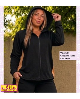 Chaqueta Tejido Eros Negro
